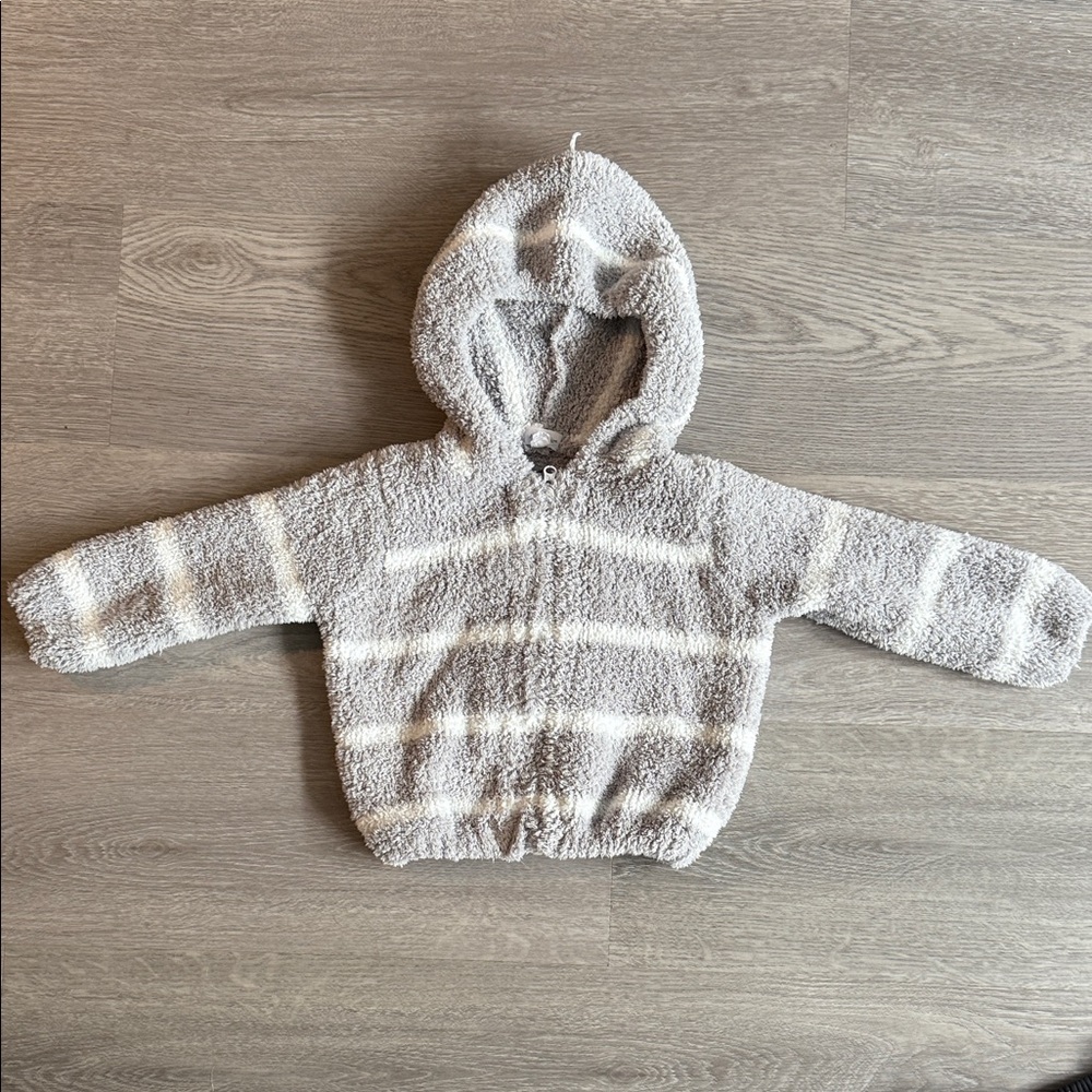 Angel Dear Cozy Gray Striped Jacket